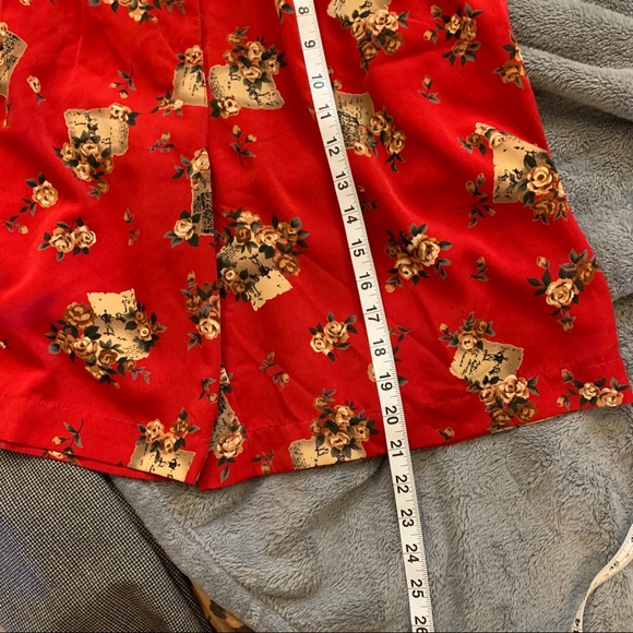 Vintage 90s high waist floral shorts - Picture 6 of 7